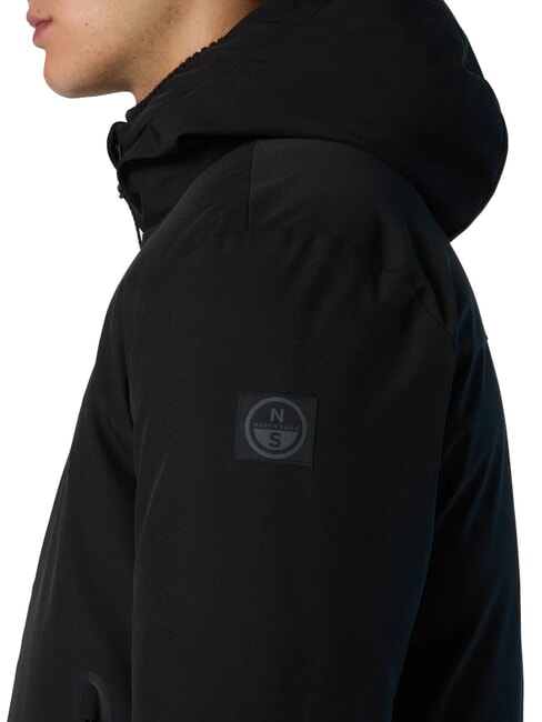 NORTH TECH Giacca con cappuccio black - Giacche Uomo