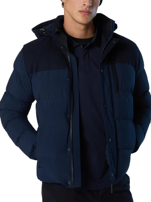 NORTH TECH Giacca con cappuccio navy blue - Piumini Uomo