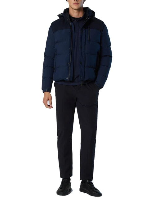 NORTH TECH Giacca con cappuccio navy blue - Piumini Uomo