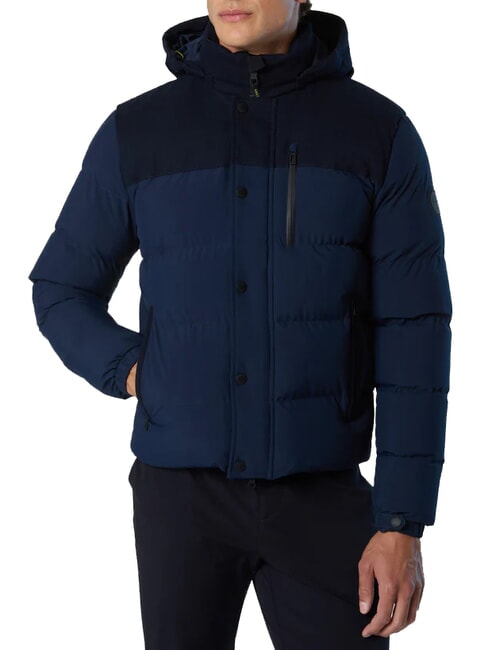 NORTH TECH Giacca con cappuccio navy blue - Piumini Uomo