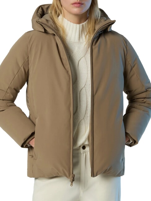OCEAN OUTDOOR Giacca con cappuccio brown rock - Giacche Donna