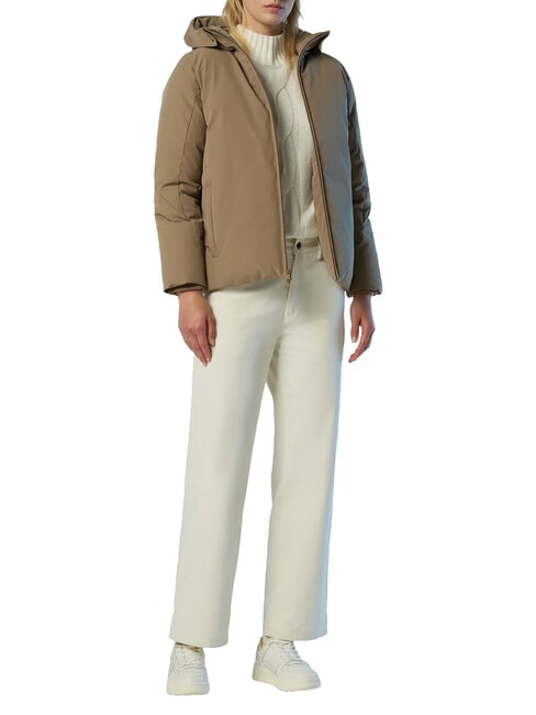 OCEAN OUTDOOR Giacca con cappuccio brown rock - Giacche Donna