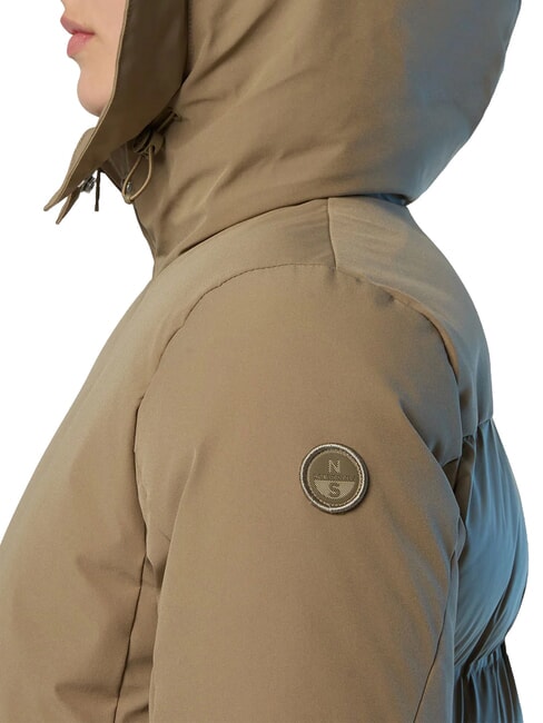 OCEAN OUTDOOR Giacca con cappuccio brown rock - Giacche Donna