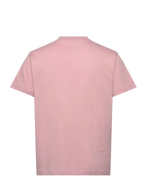 LEFT CHEST T-shirt in cotone loose fit misty mauve - T-shirt Uomo