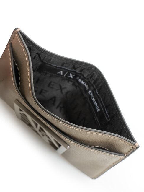 A|X Porta carte di credito piatto brown bass - Portafogli Donna