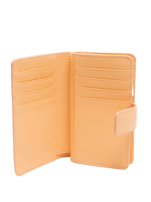 METALLIC SOFT Portafoglio in pelle martellata sunrise - Portafogli Donna