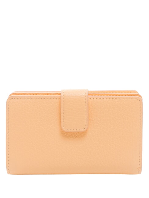 METALLIC SOFT Portafoglio in pelle martellata sunrise - Portafogli Donna