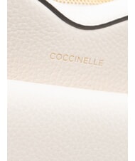 COCCINELLE BEAT SOFT Borsa mini in pelle a cuore blanco - Borse Donna - 3