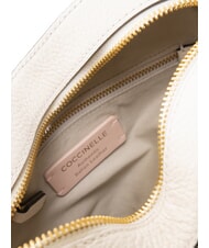 COCCINELLE BEAT SOFT Borsa mini in pelle a cuore blanco - Borse Donna - 4