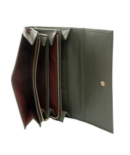 COCCINELLE METALLIC SOFT Portafoglio grande in pelle alga - Portafogli Donna - 2