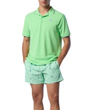 NORTH SAILS COLLAR STRIPED Polo manica corta in cotone summer green - Polo Uomo - 6
