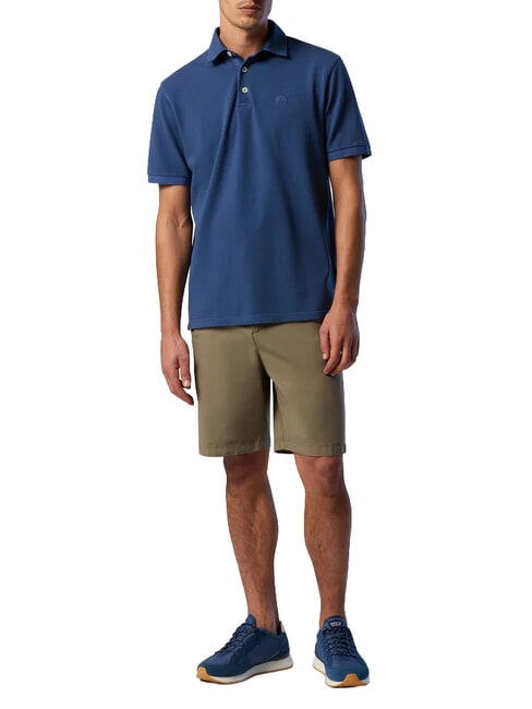 CORE Polo con logo ricamato dark denim - Polo Uomo