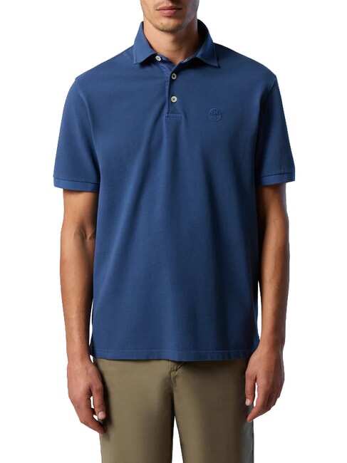 CORE Polo con logo ricamato dark denim - Polo Uomo