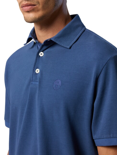 CORE Polo con logo ricamato dark denim - Polo Uomo