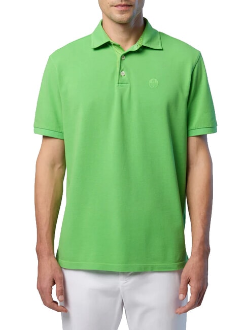 CORE Polo con logo ricamato summer green - Polo Uomo