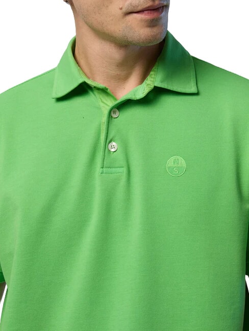 CORE Polo con logo ricamato summer green - Polo Uomo