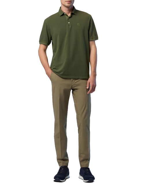 CORE Polo con logo ricamato deep green - Polo Uomo