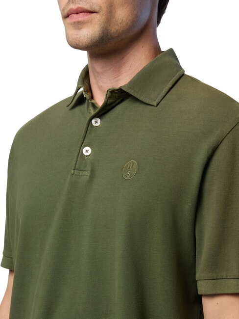 CORE Polo con logo ricamato deep green - Polo Uomo