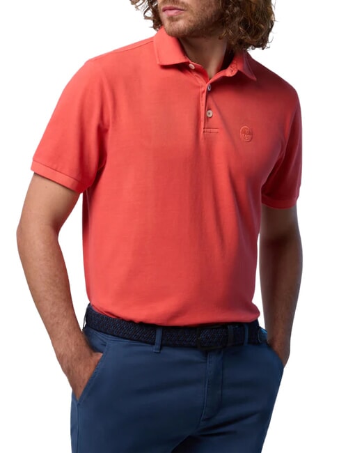 CORE Polo con logo ricamato paprika - Polo Uomo