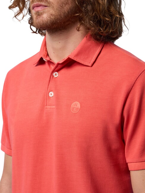 CORE Polo con logo ricamato paprika - Polo Uomo