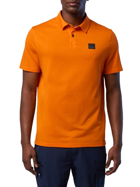 NORTH TECH Polo manica corta papaya orange - Polo Uomo