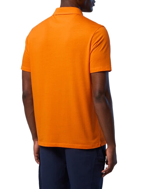 NORTH TECH Polo manica corta papaya orange - Polo Uomo