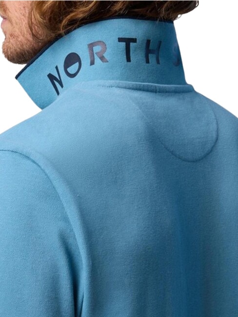 COLLAR STRIPED Polo manica corta in cotone niagara - Polo Uomo