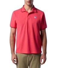 NORTH SAILS COLLAR STRIPED Polo manica corta in cotone geranium - Polo Uomo - 2