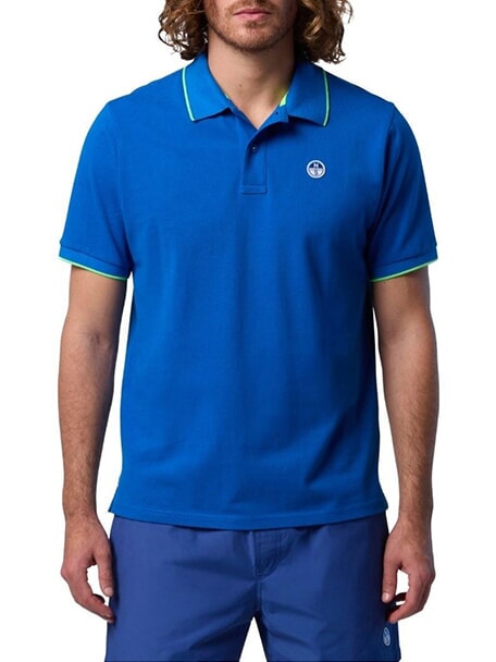 CORE Polo 100% cotone beacoup blue - Polo Uomo