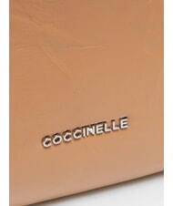 COCCINELLE MAGIE WRINKLED Borsa a spalla in pelle con tracolla skin - Borse Donna - 4