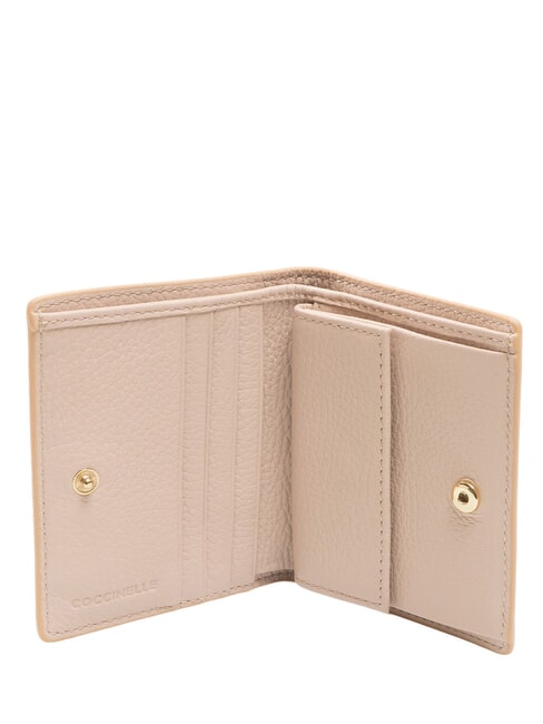 METALLIC SOFT  Portafoglio piccolo in pelle rosette - Portafogli Donna
