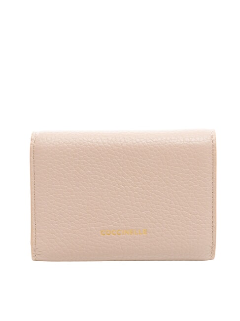 MAGIE Portafoglio medio in pelle martellata rosette - Portafogli Donna