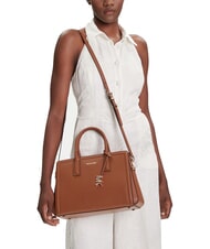 MICHAEL KORS LAILA Borsa a mano in pelle con tracolla luggage - Borse Donna - 5