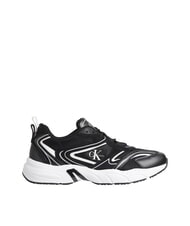 CALVIN KLEIN CK JEANS Retro Tennis Sneakers in pelle black - Scarpe Uomo - 2