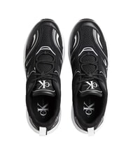 CALVIN KLEIN CK JEANS Retro Tennis Sneakers in pelle black - Scarpe Uomo - 4