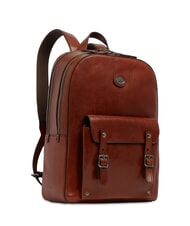 THE BRIDGE GALILEO Zaino in pelle Marrone/Rutenio                - Zaini Scuola & Tempo Libero - 2