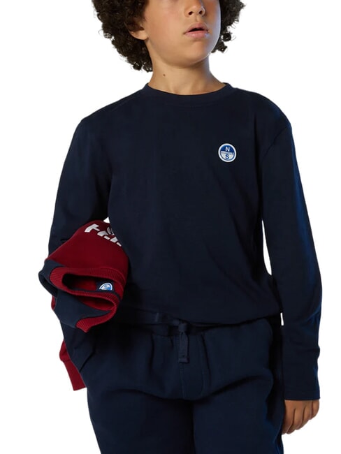 CORE T-shirt a maniche lunghe navy blue - T-shirt Bambino