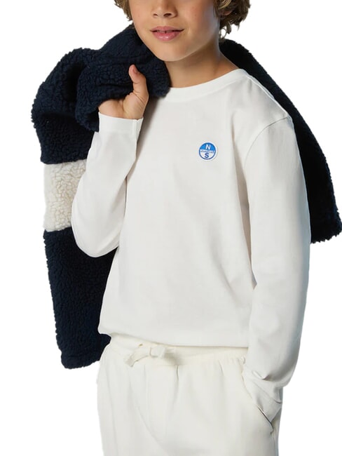 CORE T-shirt a maniche lunghe marshmallow - T-shirt Bambino