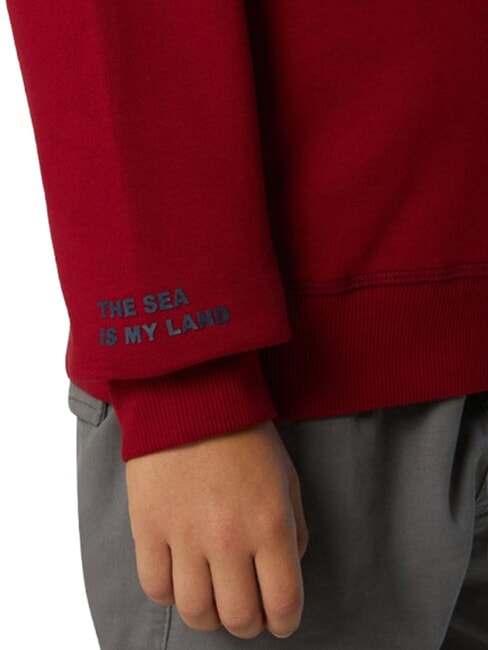 CORE Felpa unisex in cotone organico red dahlia - Felpe Bambini