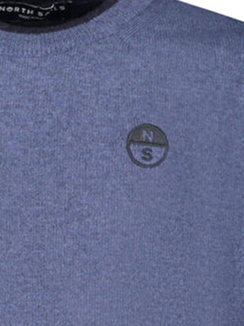 CORE Magione misto cashmere china blue melange - Maglie Uomo