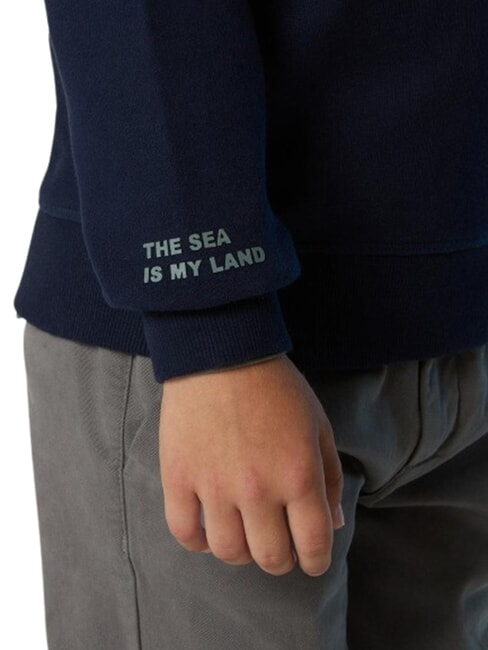 CORE Felpa unisex in cotone organico navy blue - Felpe Bambini