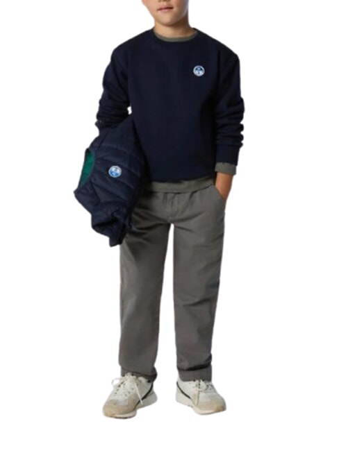 CORE Felpa unisex in cotone organico navy blue - Felpe Bambini