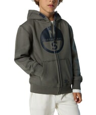 NORTH SAILS CORE Felpa unisex con cappuccio city grey - Felpe - 4