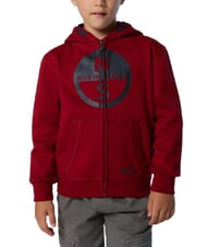 NORTH SAILS CORE Felpa unisex con cappuccio red dahlia - Felpe Bambini - 2