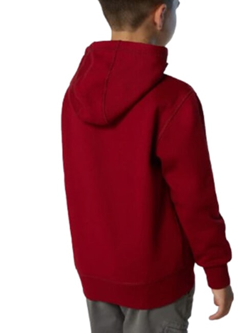 CORE Felpa unisex con cappuccio red dahlia - Felpe Bambini
