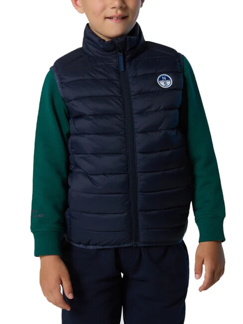 EXPLORER Piumino smanicato navy blue - Giacche Bambini