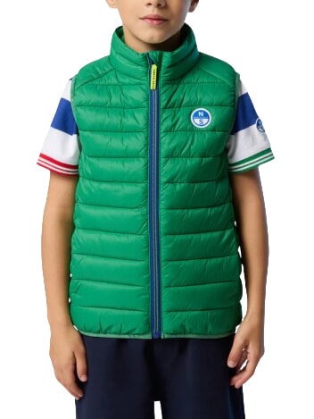 EXPLORER Piumino smanicato unisex green bee - Giacche Bambini