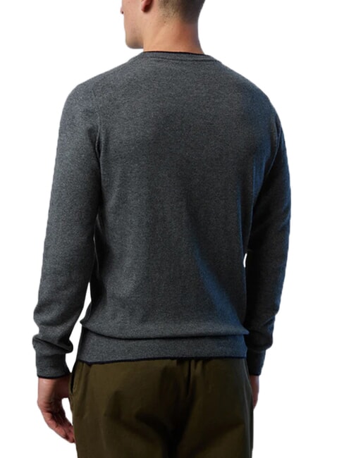 N|S Maglione a girocollo medium grey melange - Maglie Uomo