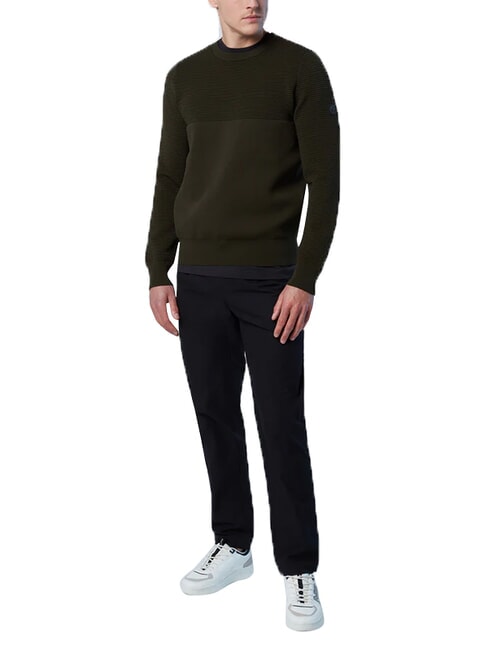 KNITTED Maglione a girocollo forest green - Maglie Uomo