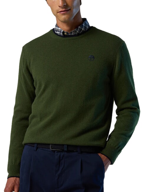 N|S Maglione a girocollo ivy green - Maglie Uomo